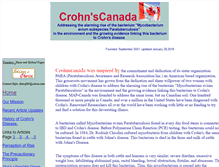 Tablet Screenshot of crohnscanada.org
